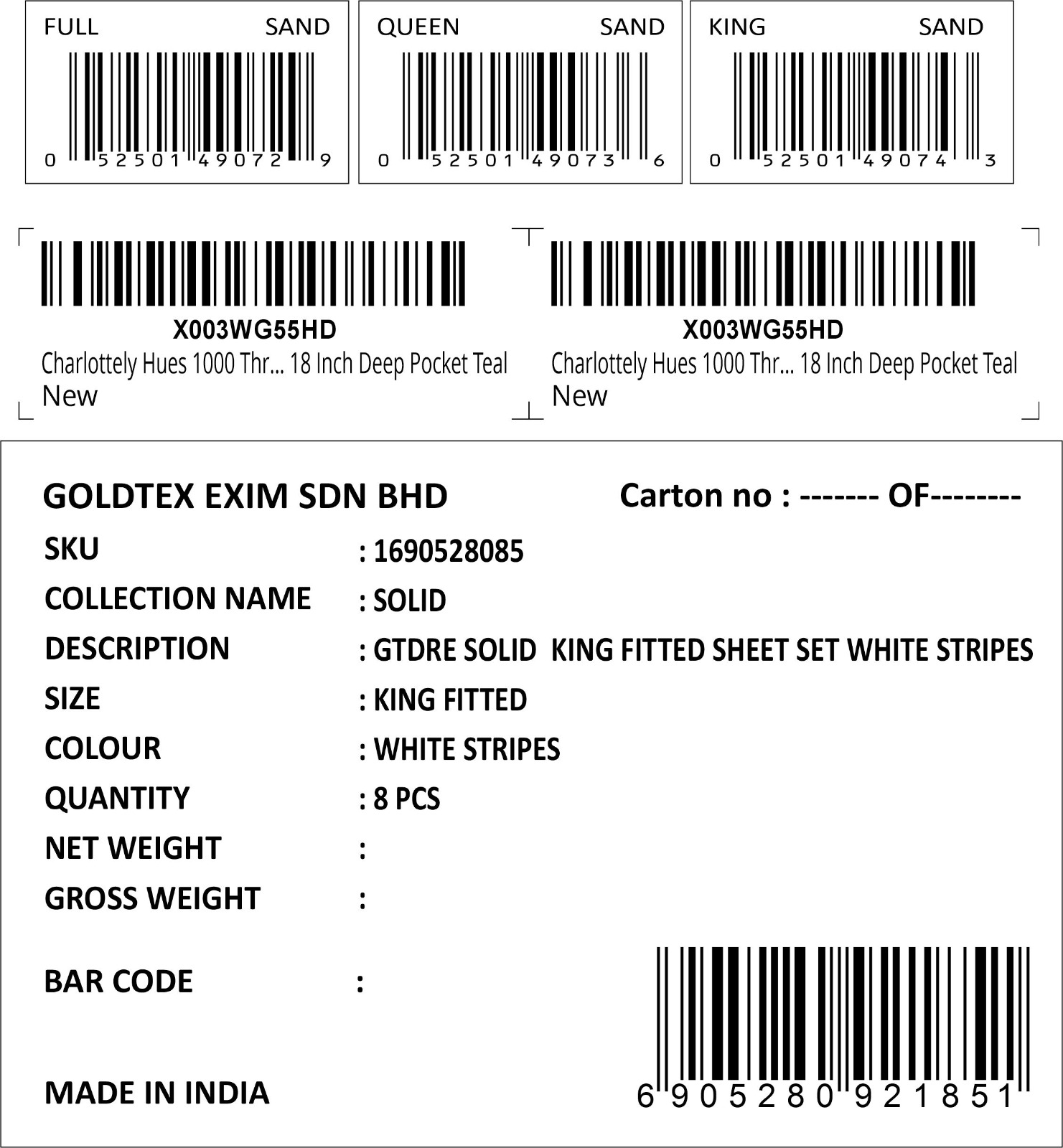 barcode and pvc stickers